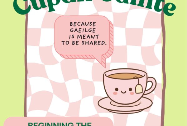 poster for irish monthly coffee morning starting 24th of september