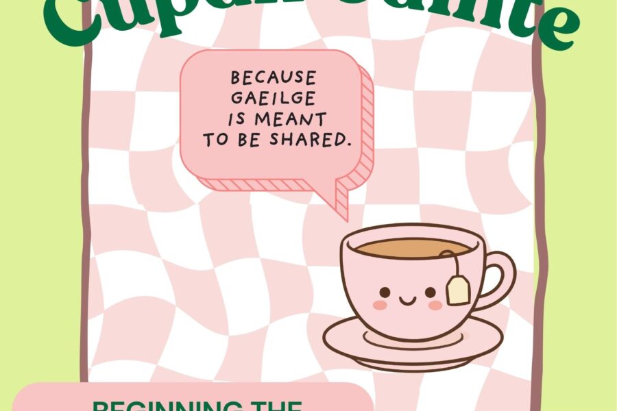 poster for irish monthly coffee morning starting 24th of september