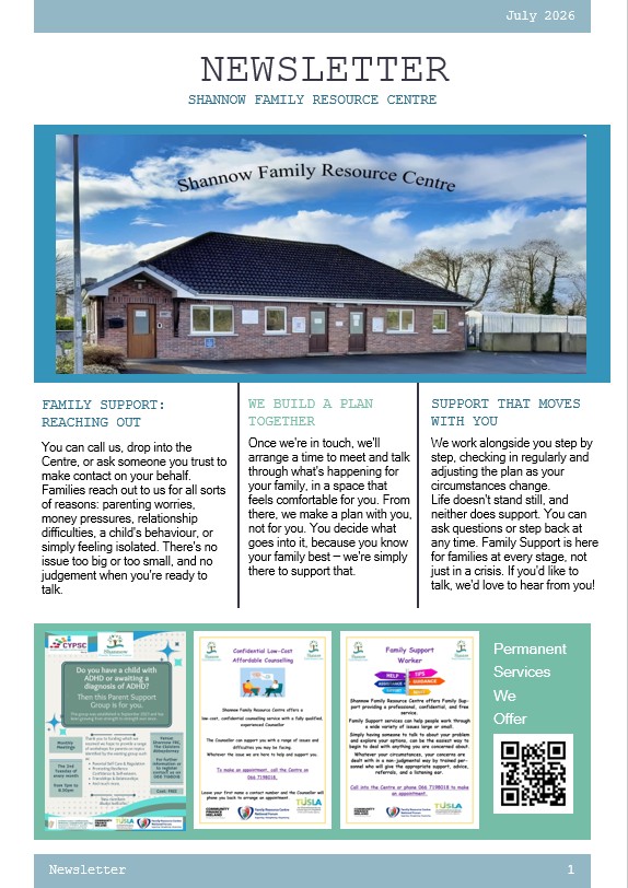 July Newsletter page 1